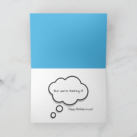 Clownfisch 45. Geburtstag Spaß Karte (Innenseite)