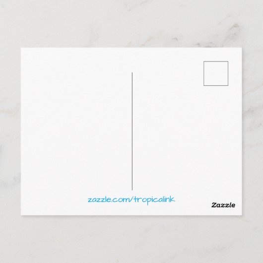 Clownfisch-Anemone Postkarte (Rückseite)