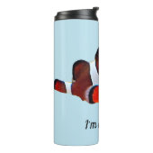 Clownfisch auf einem Thermalwäscher Thermosbecher (Nach links gedreht)