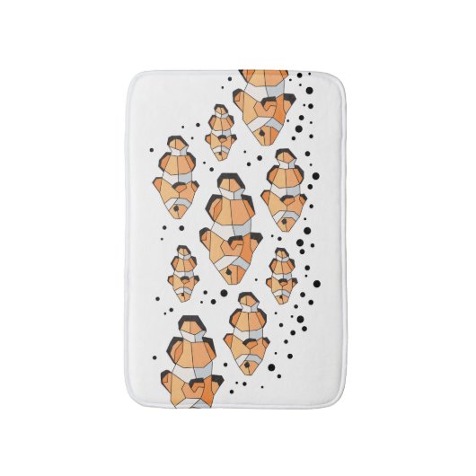 Clownfisch Badematte (Vorderseite Vertikal)