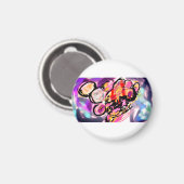 Clownfisch-Edelstein Magnet (Vorderseite/Rückseite)