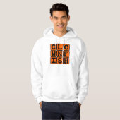 Clownfisch, farbenfroher Fisch Hoodie (Vorne ganz)