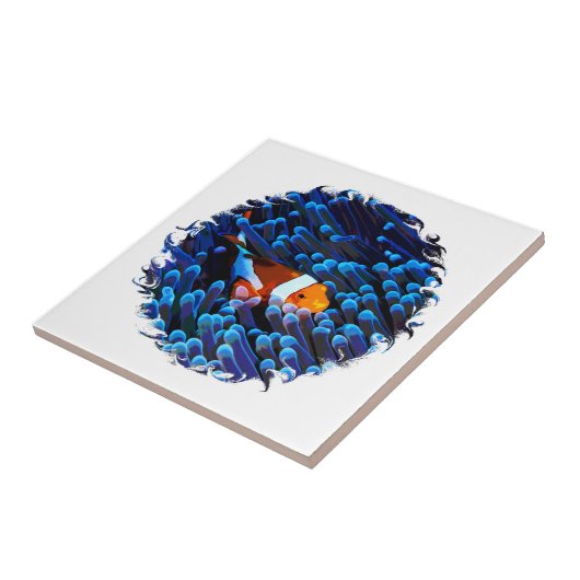 Clownfisch Fliese (Seite)