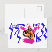Clownfisch Freude Postkarte (Vorne/Hinten)