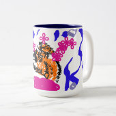 Clownfisch Freude Zweifarbige Tasse (VorderseiteRechts)