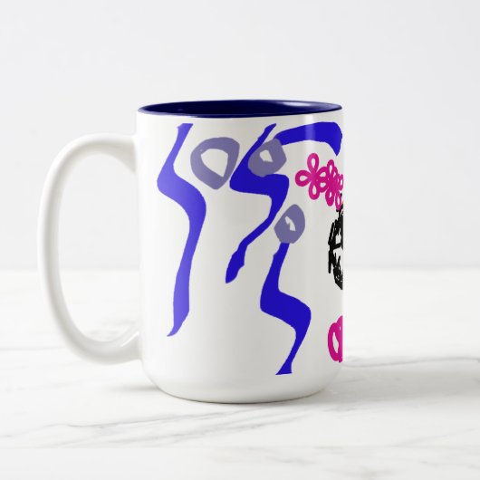 Clownfisch Freude Zweifarbige Tasse (Links)