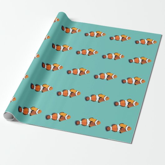 Clownfisch Geschenkpapier (Ungerollt)