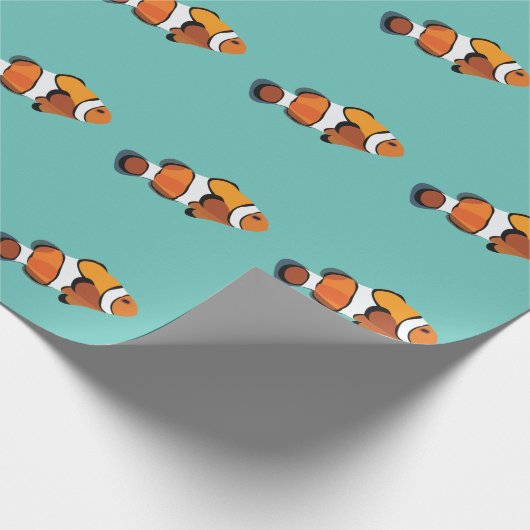 Clownfisch Geschenkpapier (Ecke)