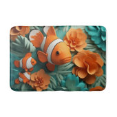 Clownfisch im Korallenbad Rug Mat Wohngestaltung Badematte (Vorderseite)