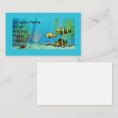 Clownfisch im Korallenriff Visitenkarte (Vorne/Hinten)