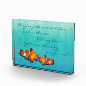 Clownfisch im Meer Fotoblock (Rechts)