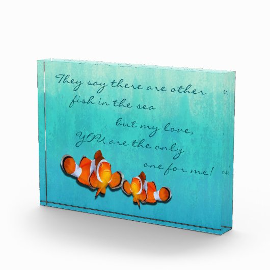 Clownfisch im Meer Fotoblock (Rechts)