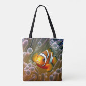 Clownfisch im Meeresanemon Tasche (Rückseite)