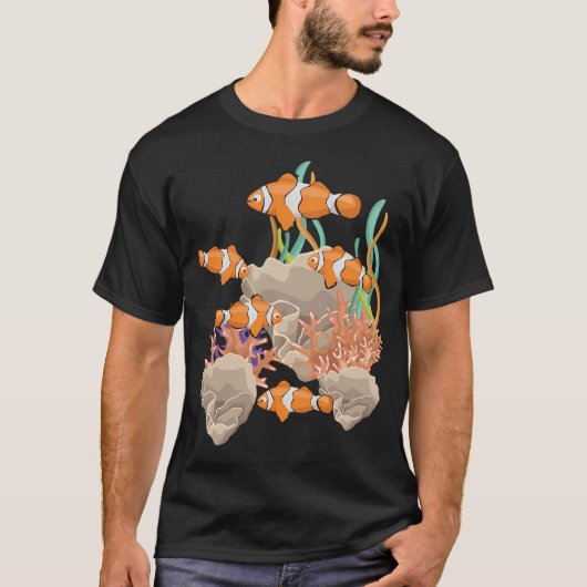 Clownfisch im Ozean  T-Shirt (Vorderseite)