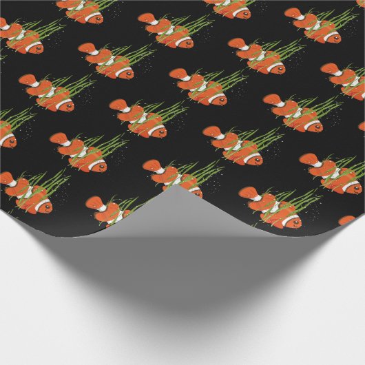 Clownfisch in Algen Geschenkpapier (Ecke)