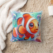 Clownfisch Kissen (Decke)