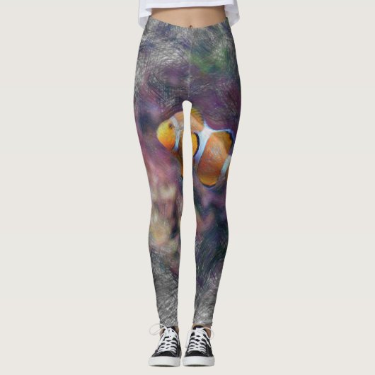 Clownfisch Leggings (Vorderseite)