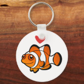 Clownfisch Liebe Schlüsselanhänger (Vorderseite)