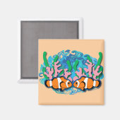 Clownfisch Magnet (Vorderseite/Rückseite)