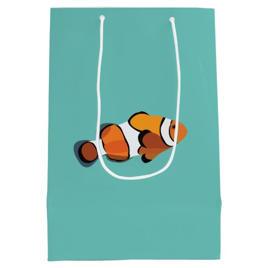 Clownfisch Mittlere Geschenktüte (Rückseite)