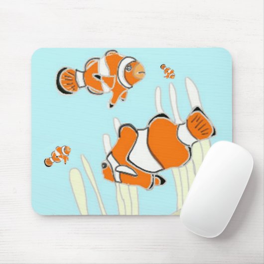 Clownfisch Mousepad (Mit Mouse)