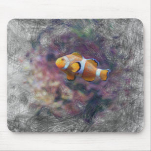 Clownfisch Mousepad