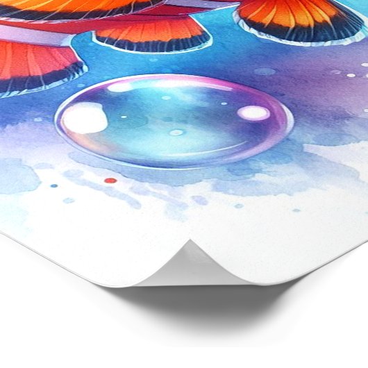 Clownfisch Poster (Ecke)