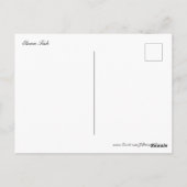 Clownfisch Postkarte (Rückseite)