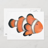 Clownfisch Postkarte (Vorne/Hinten)