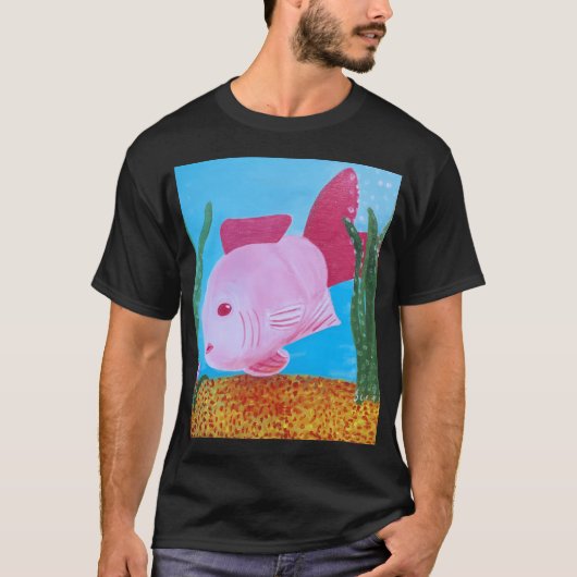 Clownfisch Rosa T-Shirt (Vorderseite)