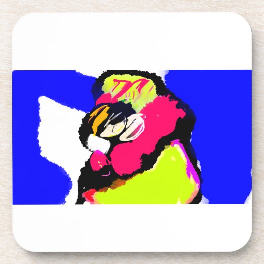 Clownfisch Sommer Getränkeuntersetzer (Vorderseite)