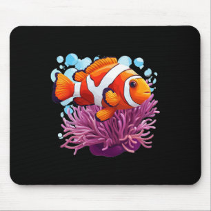 Clownfisch tanzen im Meeresanemon Mousepad