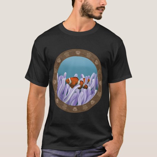 Clownfisch und Seeanemone T-Shirt (Vorderseite)