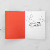 Clownfisch zum 2. Geburtstag Karte (Innenseite)