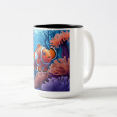 Clownfisch Zweifarbige Tasse (VorderseiteRechts)