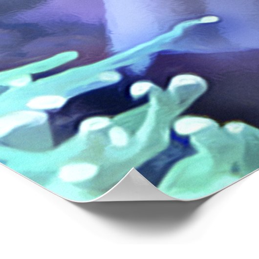 Clownfischaquarium Poster (Ecke)