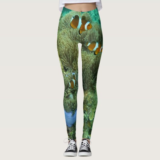 Clownfische Leggings (Vorderseite)