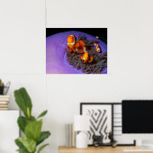 Clownfische sind immer in Bewegung | Busy Anemonef Poster (Heimbüro)