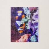 Clownfische und Korallen Puzzle (Vertikal)