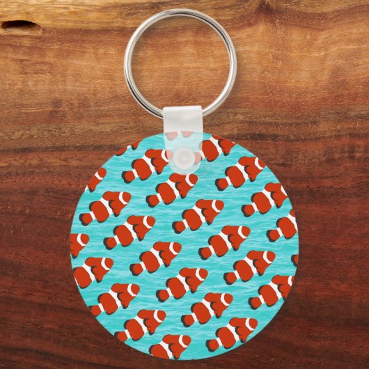 Clownfischmuster Schlüsselanhänger (Vorderseite)