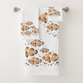 Clownfish Badezimmer Handtuch Set (Insitu)