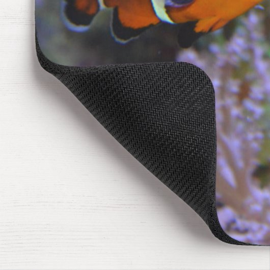 Clownfish Coral & Sea Anemone Unterwasser-Foto Mousepad (Ecke)