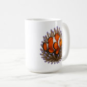 Clownfish & Cosy Coral Kaffeetasse (VorderseiteRechts)