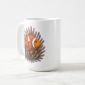 Clownfish & Cosy Coral Kaffeetasse (Vorderseite Links)