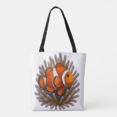 Clownfish & Cosy Coral Tasche (Rückseite)