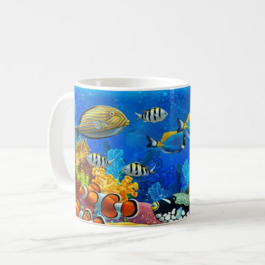 Clownfish Design Coffee Tasse Cup (Vorderseite Links)