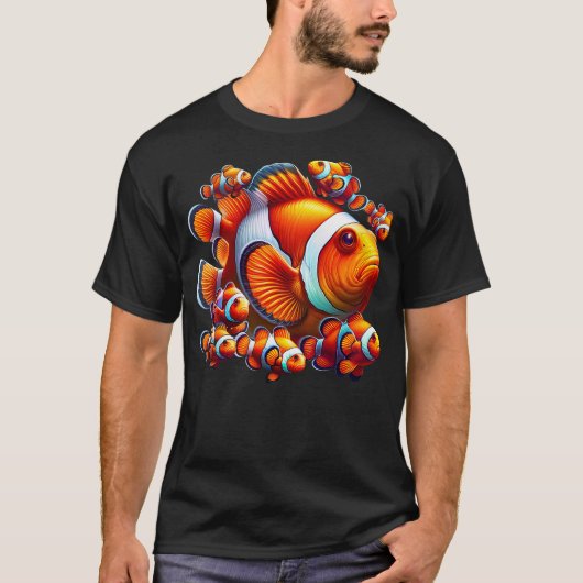 Clownfish family clown fish gifts T-Shirt (Vorderseite)