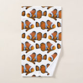 Clownfish Frenzy Badewanne Handtuch Set (Handtuch)