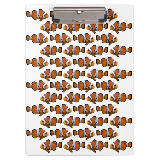 Clownfish Frenzy Clipboard Klemmbrett (Vorderseite)