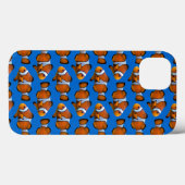 Clownfish Frenzy iPad Case (Blau) (Rückseite (Horizontal))